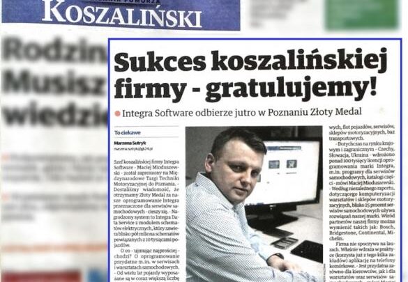 Głos Koszaliński 3/2016 Sukces koszalińskiej firmy