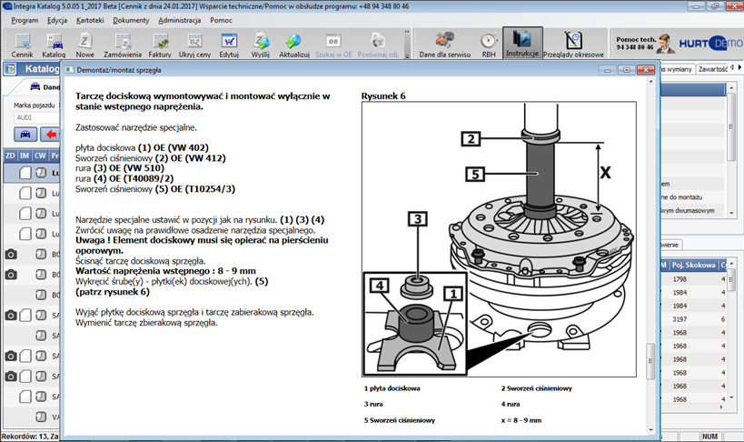 katalog Integra DVD instrukcje