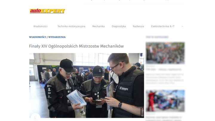 Autoexpert o Integra Software na MIstrzostwach Mechaników 2025
